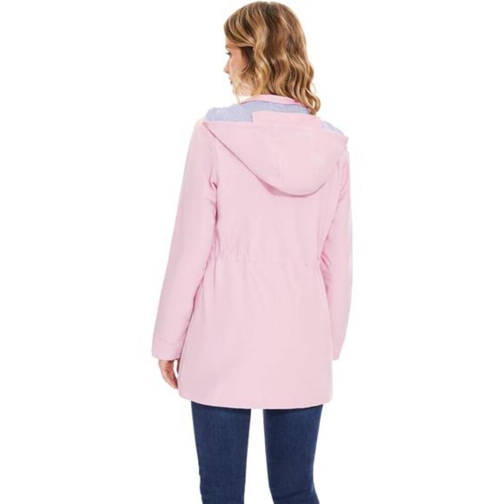 Rain Coats for Women Waterproof Rain Jacket Lightweight Windbreaker - Picture 3 of 7